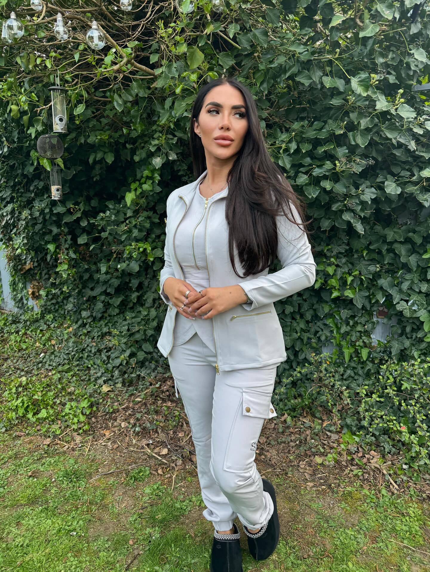 Grey Deluxe Jacket - Swankysets