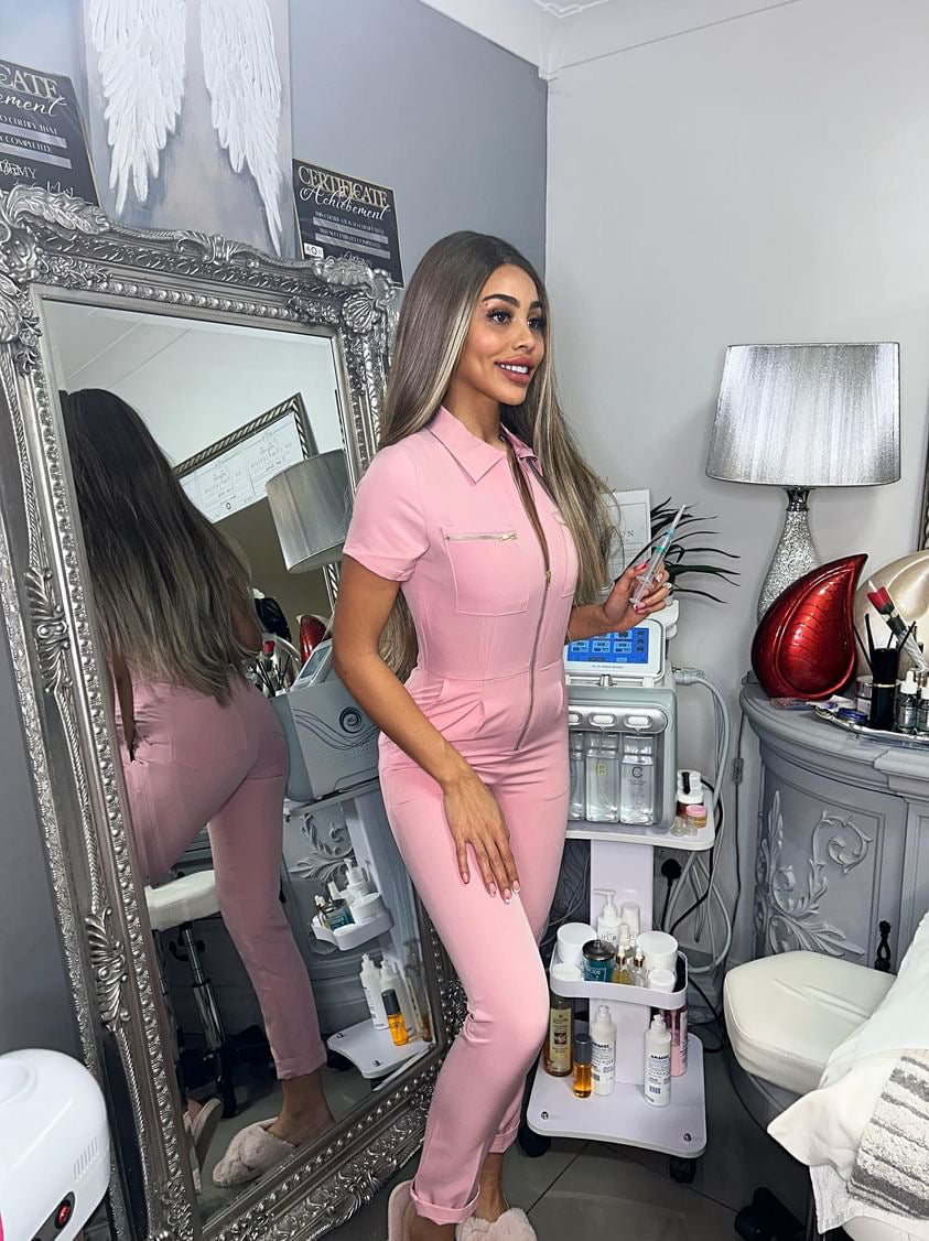 Deluxe jumpsuit in pink š„ - Swankysets