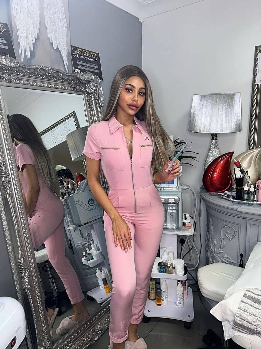 Deluxe jumpsuit in pink š„ - Swankysets