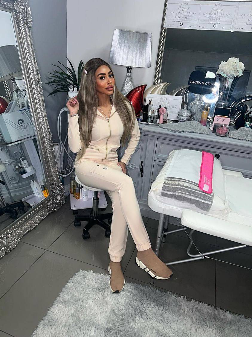 Deluxe jacket & pants in beige 🤩 - Swankysets