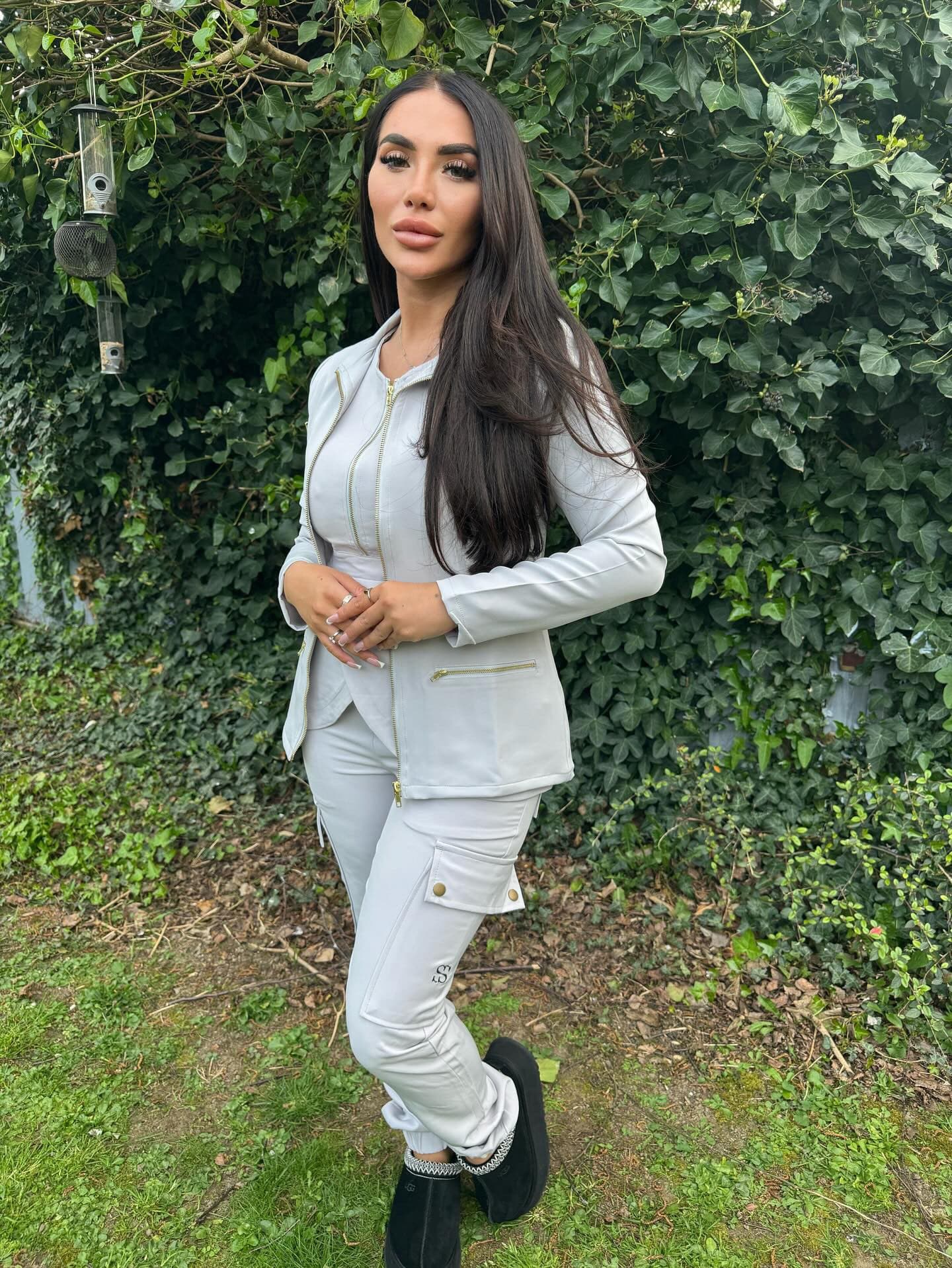 Grey Deluxe Jacket - Swankysets
