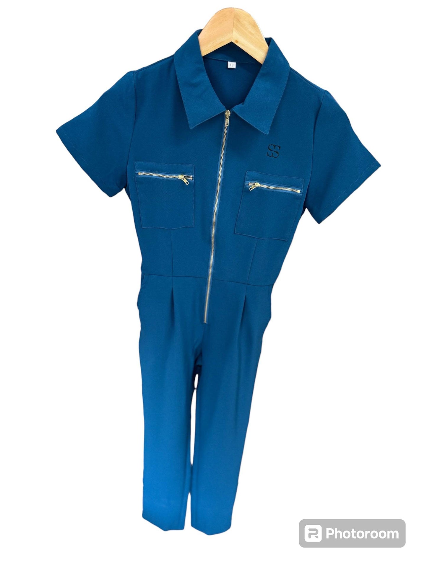 Teal Deluxe Jumpsuit