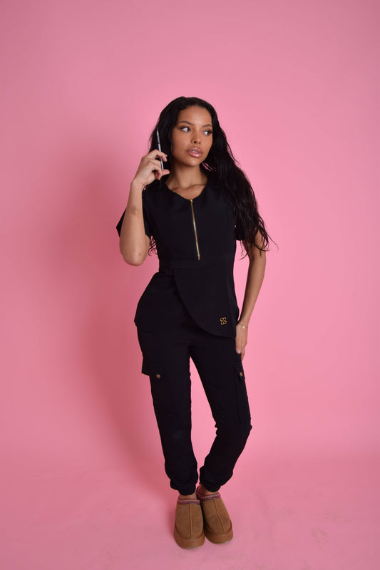 Black Deluxe Bottoms