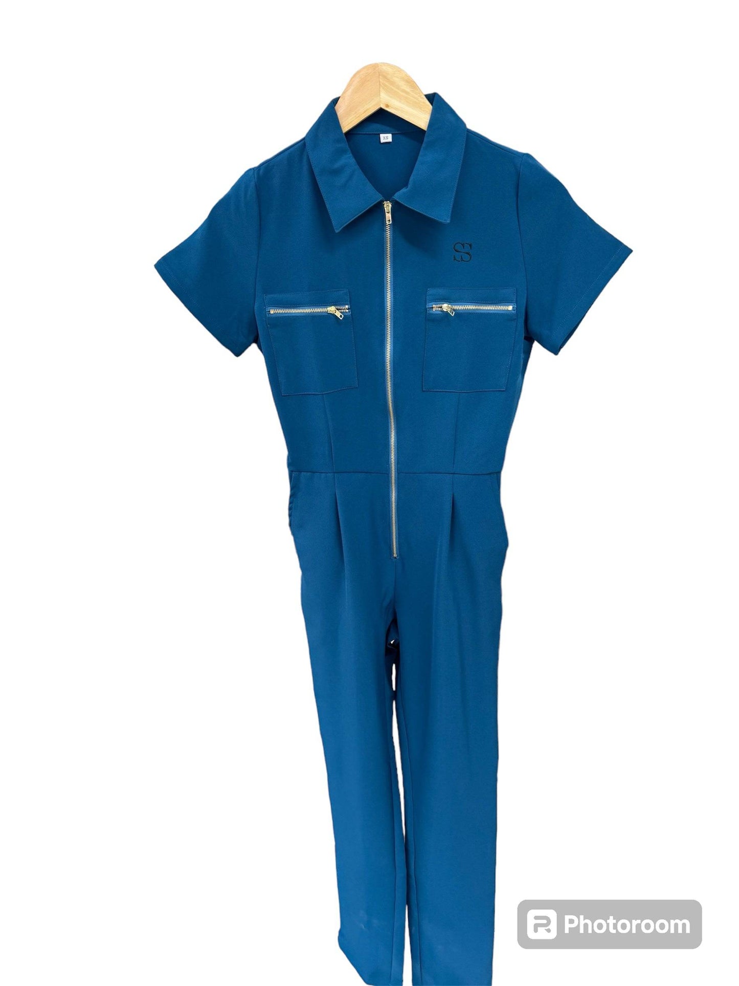 Teal Deluxe Jumpsuit
