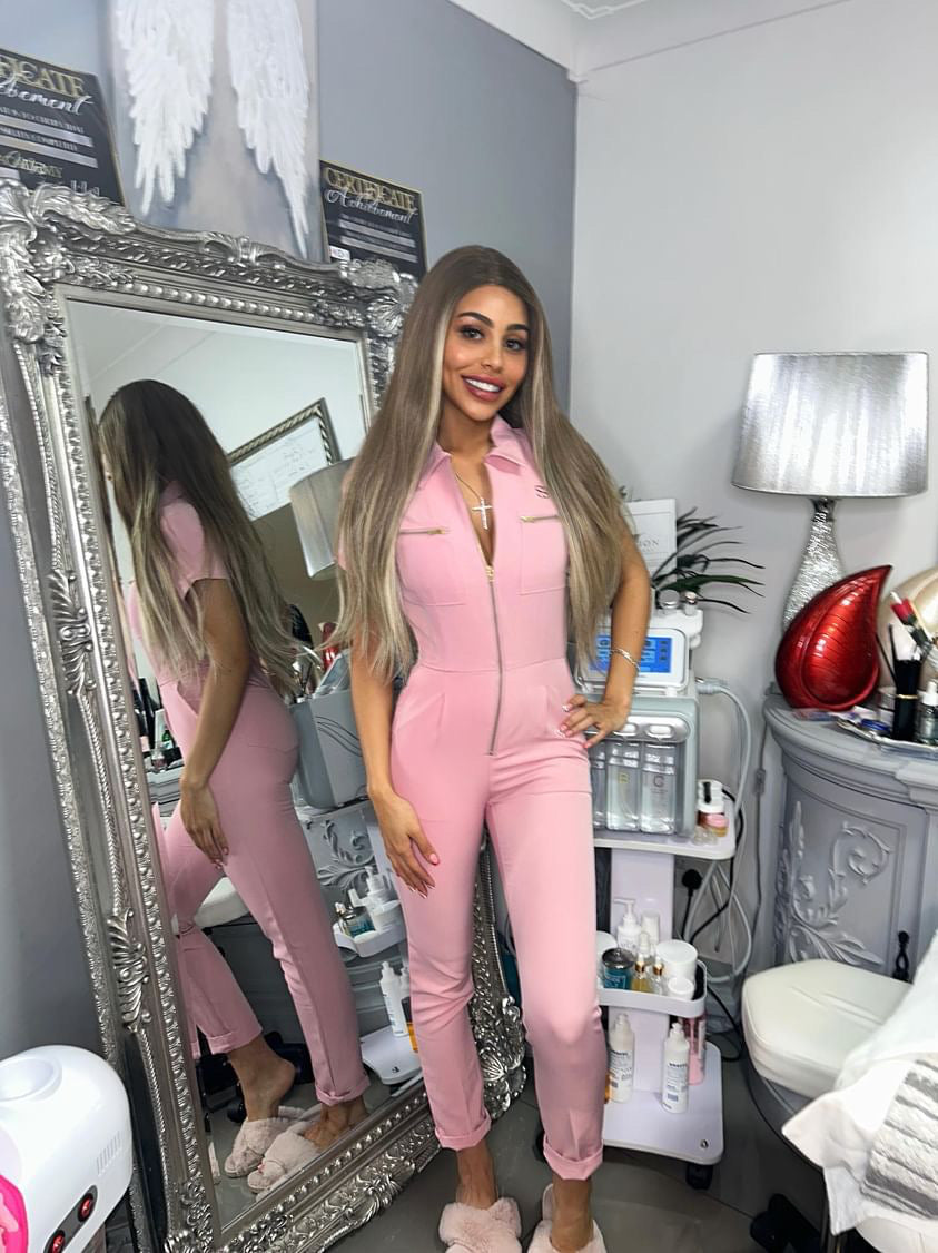 Deluxe jumpsuit in pink 🔥 - Swankysets