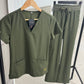 Fern V neck set