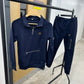 Navy long sleeve scrub set