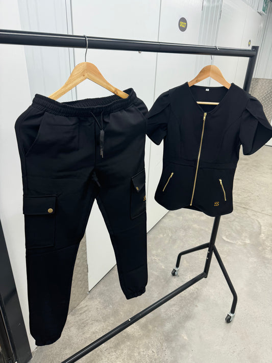 Black Limited Edition Scrub Set