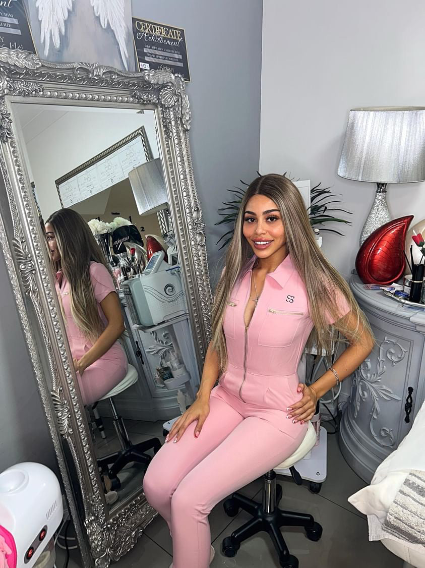 Deluxe jumpsuit in pink 🔥 - Swankysets