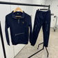 Navy long sleeve scrub set