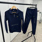 Navy long sleeve scrub set